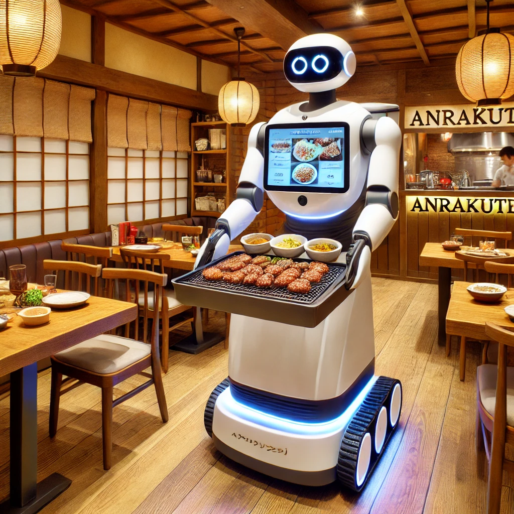 安楽亭配膳ロボット - 日本焼肉レストランでの自動配膳ロボット